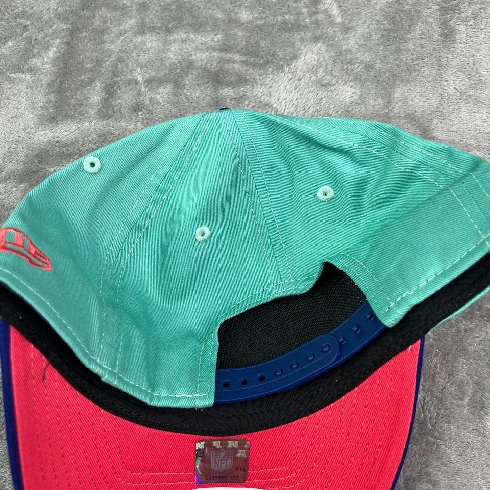 New Era Buffalo Bills Clear Mint 60th‎ Anniversary Patch 9Forty M Frame Snapback